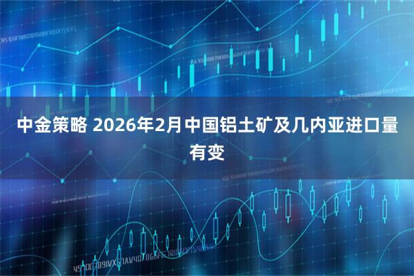 中金策略 2026年2月中国铝土矿及几内亚进口量有变